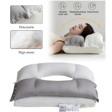 Neck Pillow with Contour Support and Pressure Relief