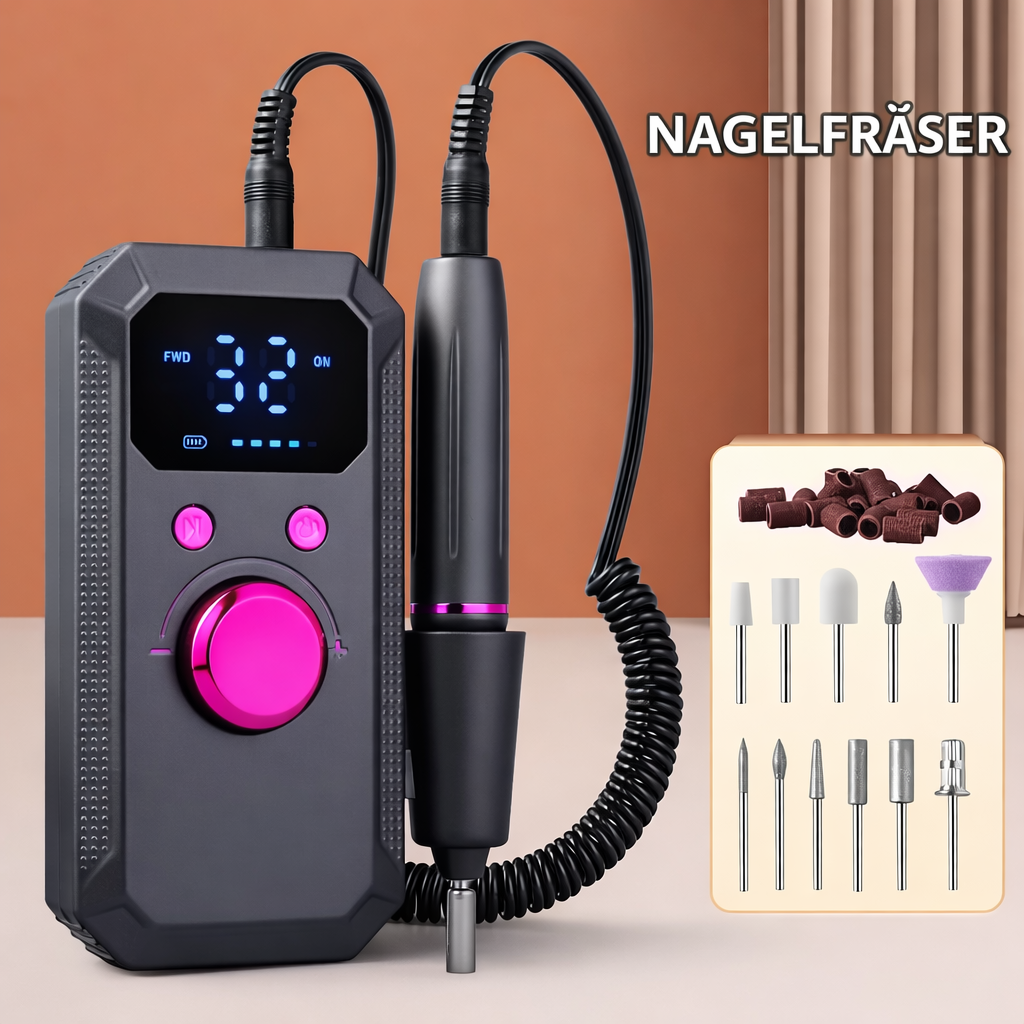 Electric Nail Drill - Precise Control for Gentle Professional Results