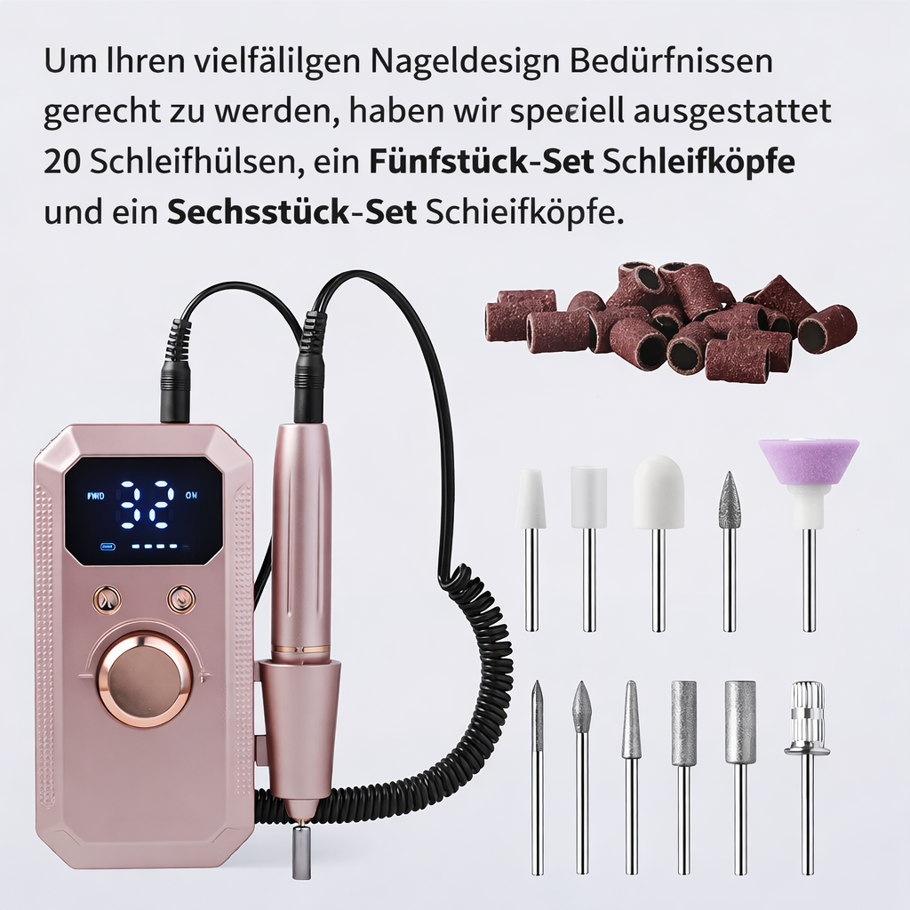 Electric Nail Drill - Precise Control for Gentle Professional Results