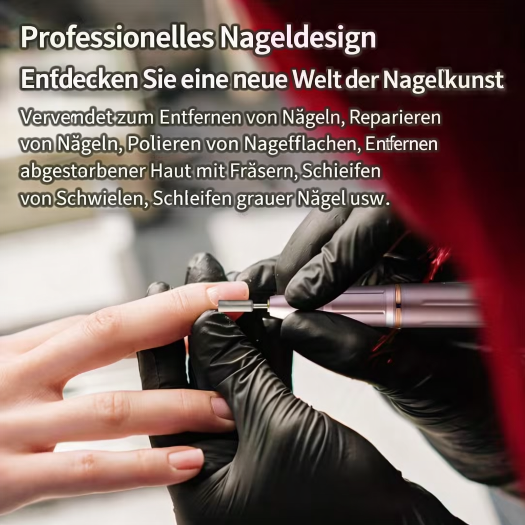 Electric Nail Drill - Precise Control for Gentle Professional Results