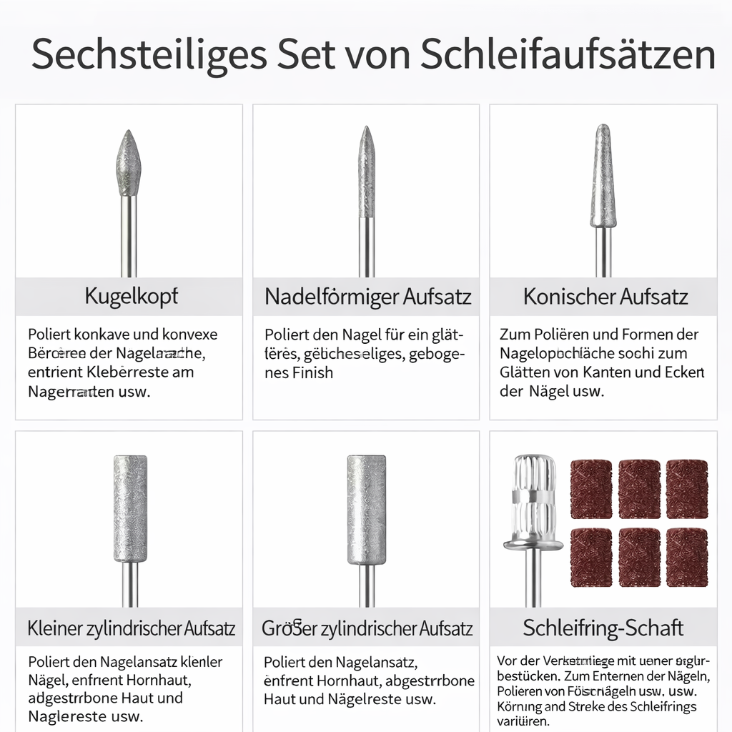 Electric Nail Drill - Precise Control for Gentle Professional Results