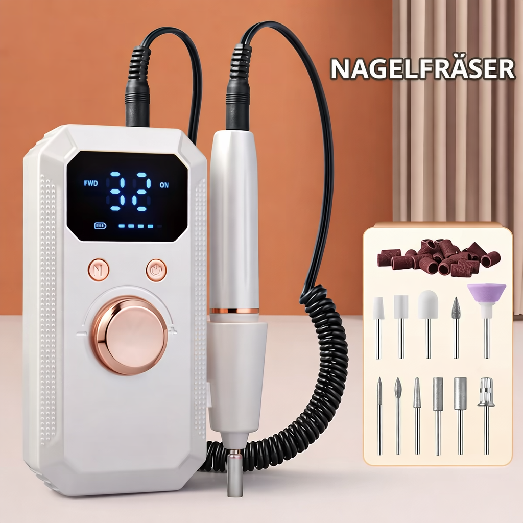 Electric Nail Drill - Precise Control for Gentle Professional Results