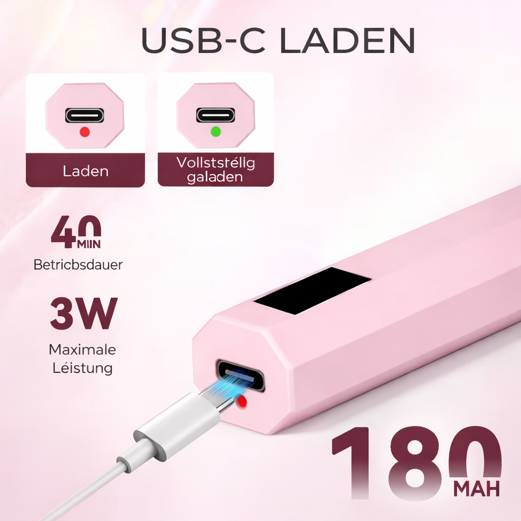 Portable UV LED Nail Lamp for Quick Curing and Flawless Finish