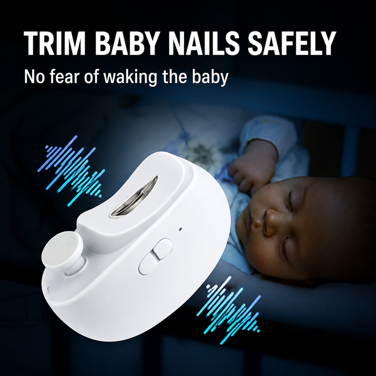 Nail Care Tool | 3-in-1 Clipper, File, and Polish