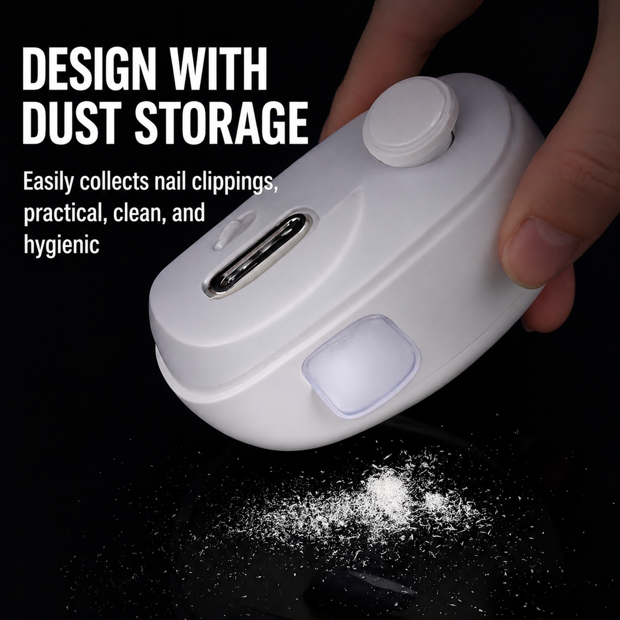 Nail Care Tool | 3-in-1 Clipper, File, and Polish