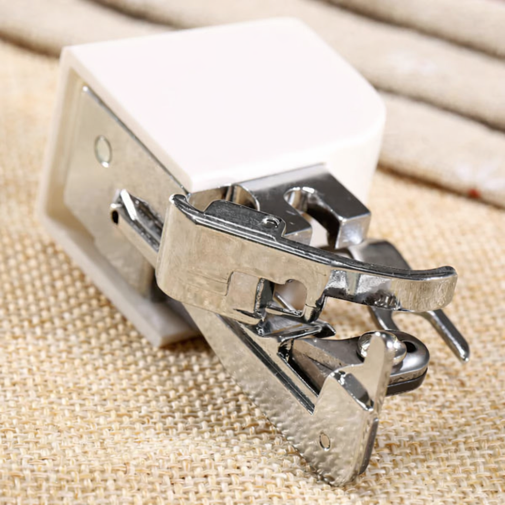 Universal Sewing Machine Foot with Built-in Side Cutter