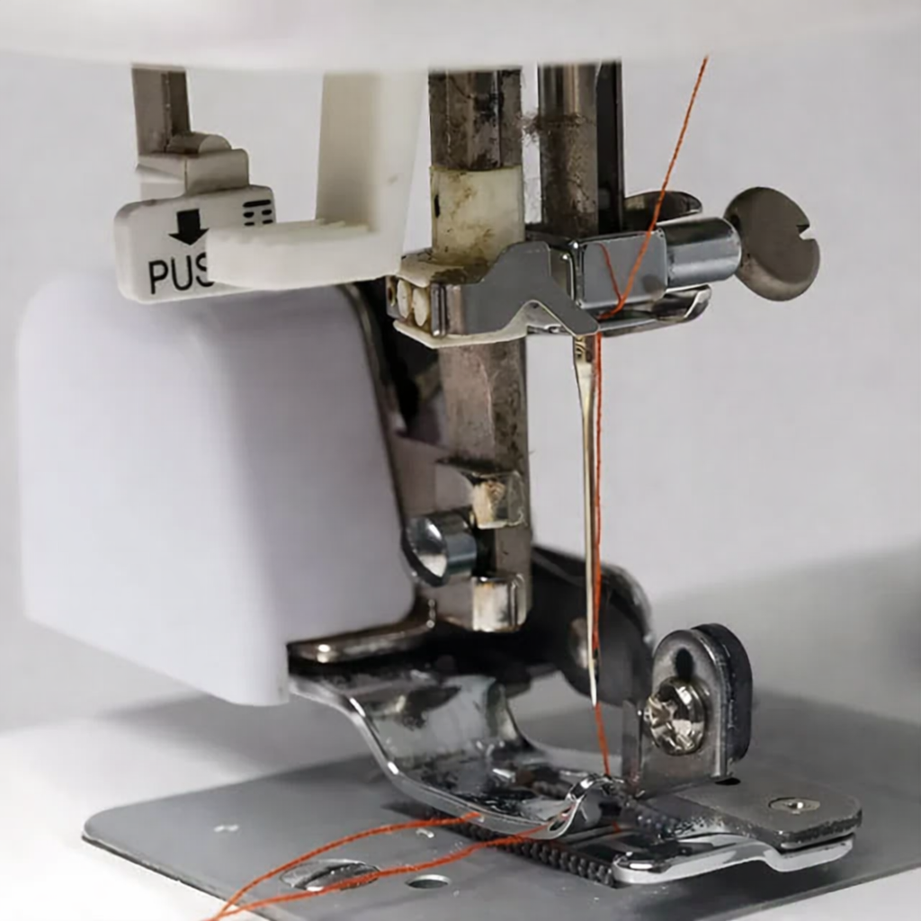 Universal Sewing Machine Foot with Built-in Side Cutter