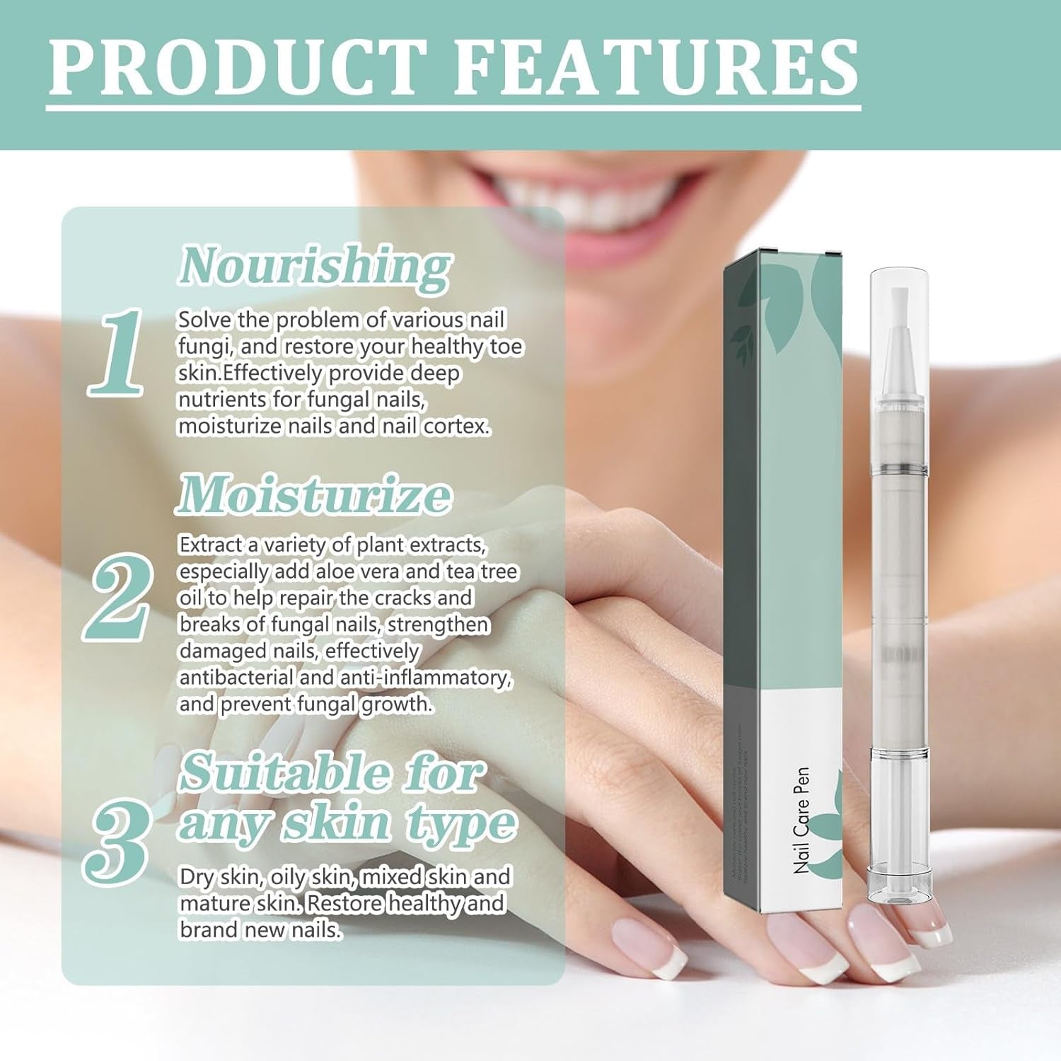 Organic Nail Care Stick for Healthy Nails
