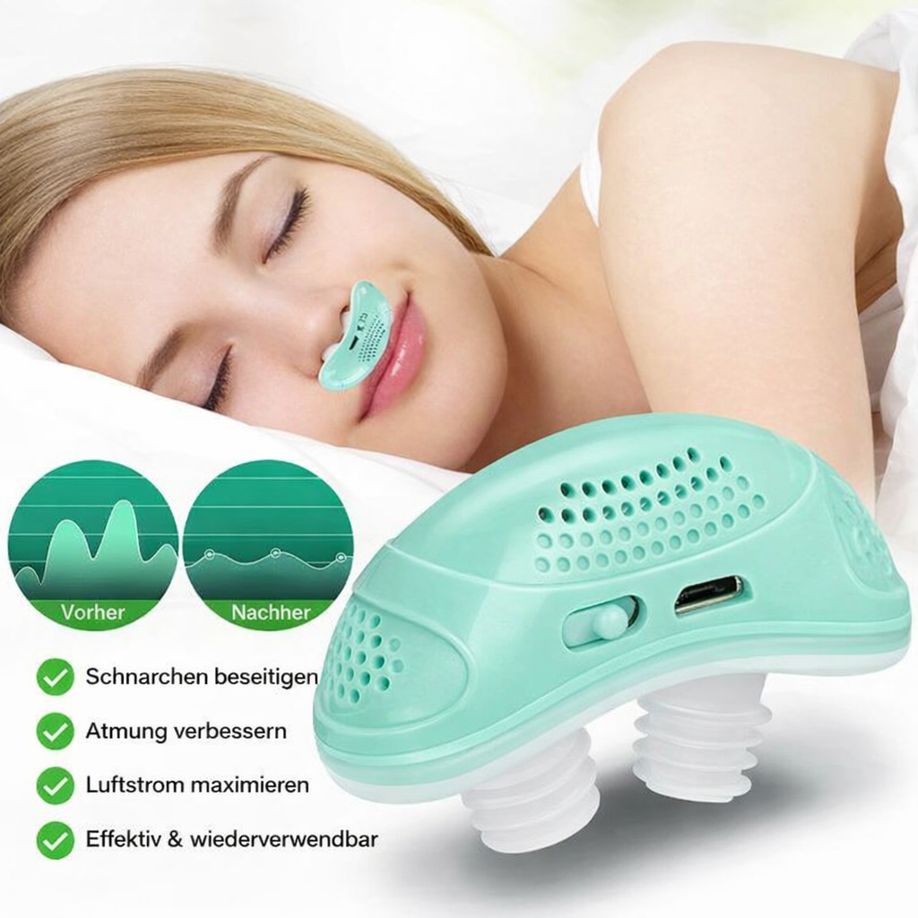 Electronic Nasal Breathing Aid for Snoring Relief – Quiet Airflow Support