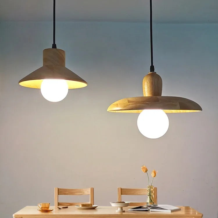 Stylish Wooden Pendant Light for a Cozy Atmosphere