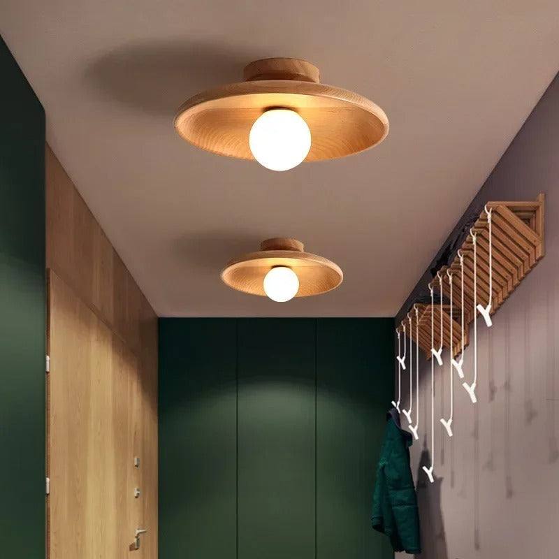 Stylish Wooden Pendant Light for a Cozy Atmosphere