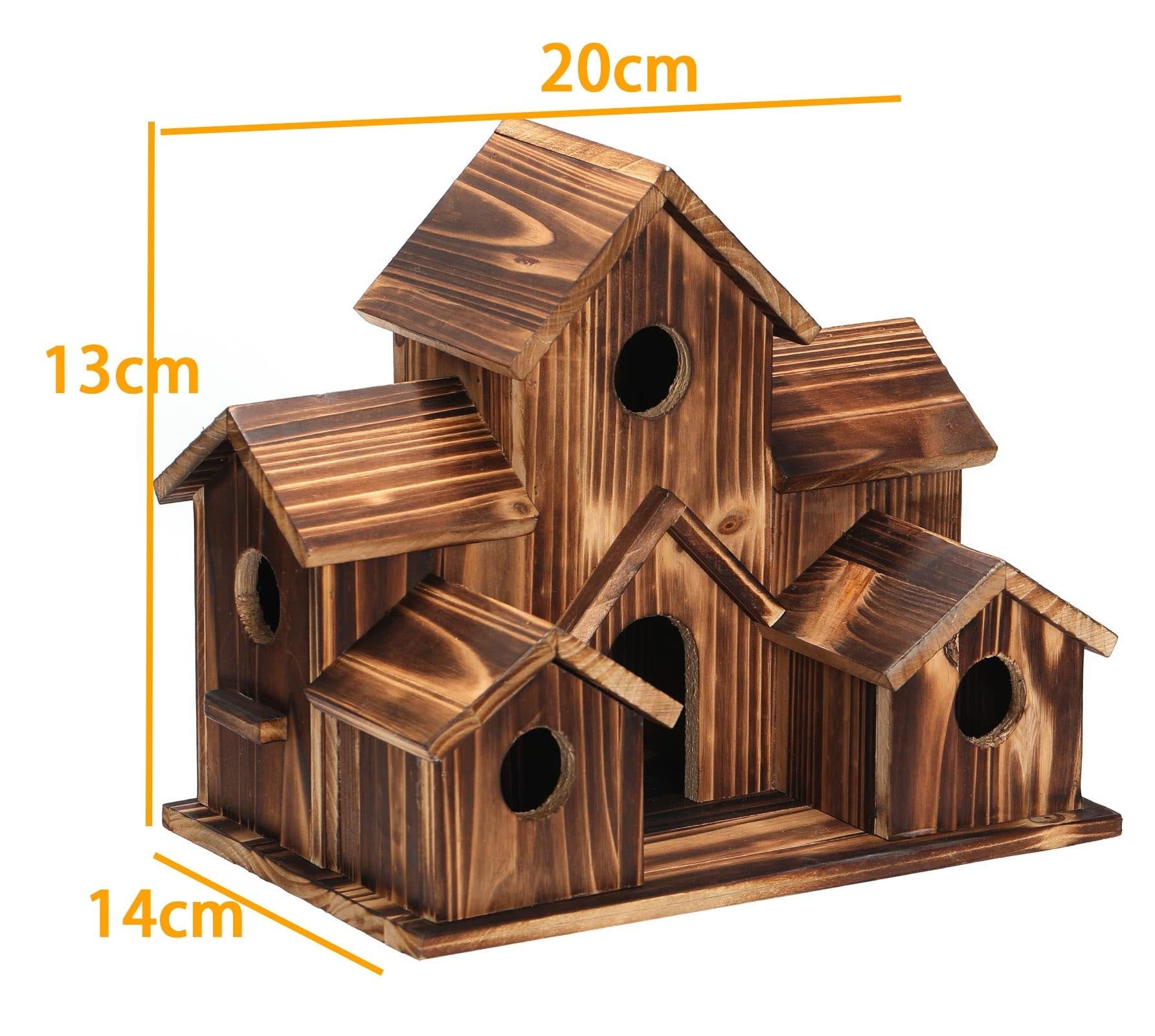 Woodland Retreat Handcrafted Birdhouse for Outdoor Spaces