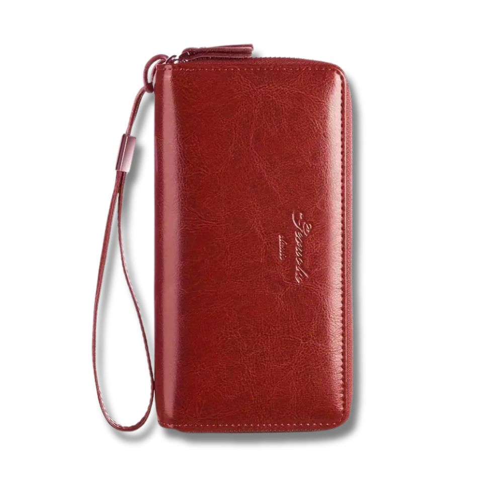 Elegance and Security – The LuxeGuard Travel Wallet with Phone Pocket
