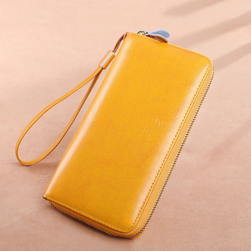 Elegance and Security – The LuxeGuard Travel Wallet with Phone Pocket