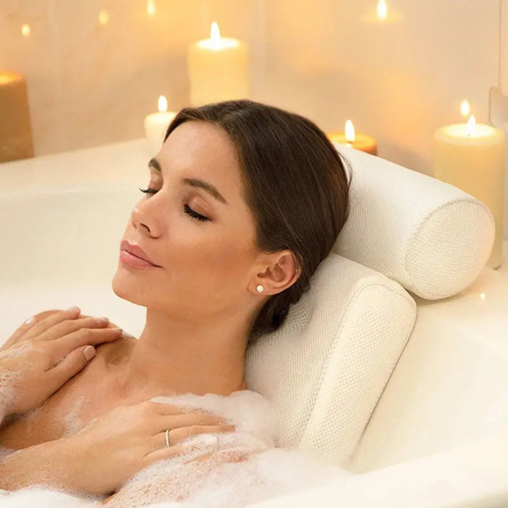 Serenity Spa Bath Cushion for Ultimate Neck and Shoulder Relief