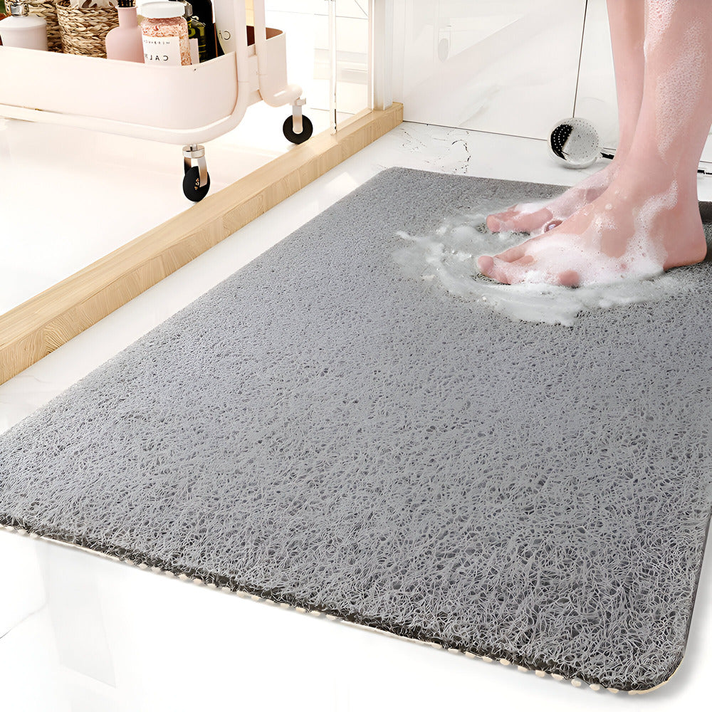 Cushioned Anti-Slip Shower Floor Mat for Safety & Comfort