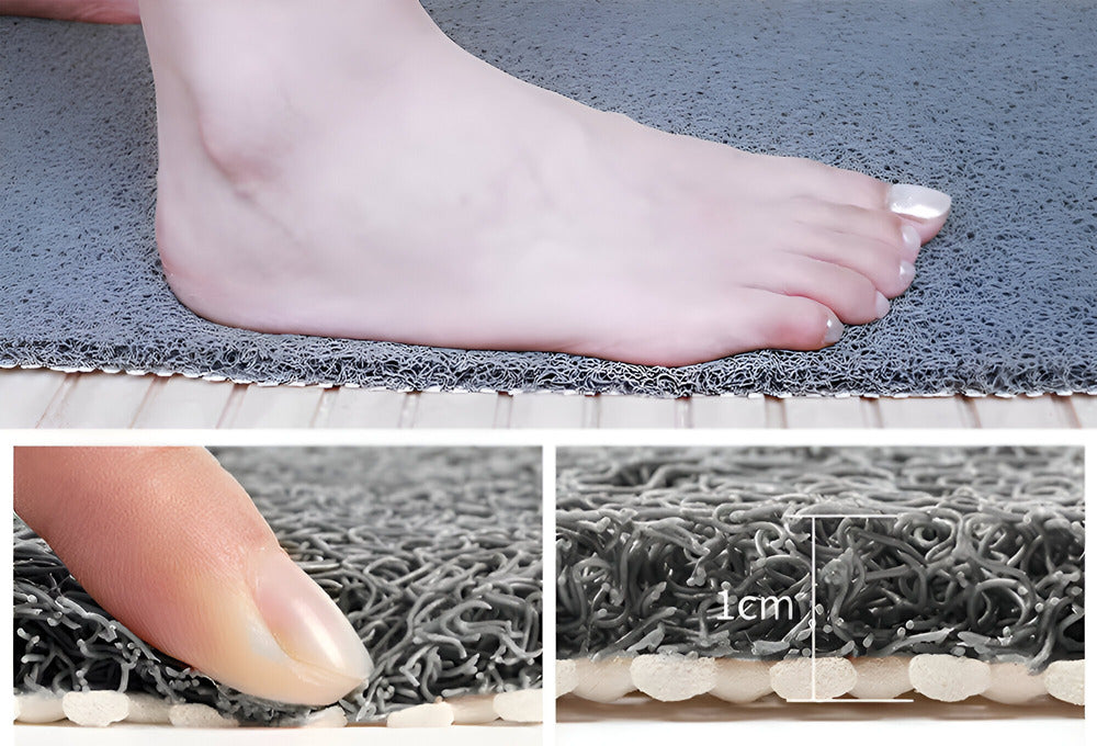 Cushioned Anti-Slip Shower Floor Mat for Safety & Comfort