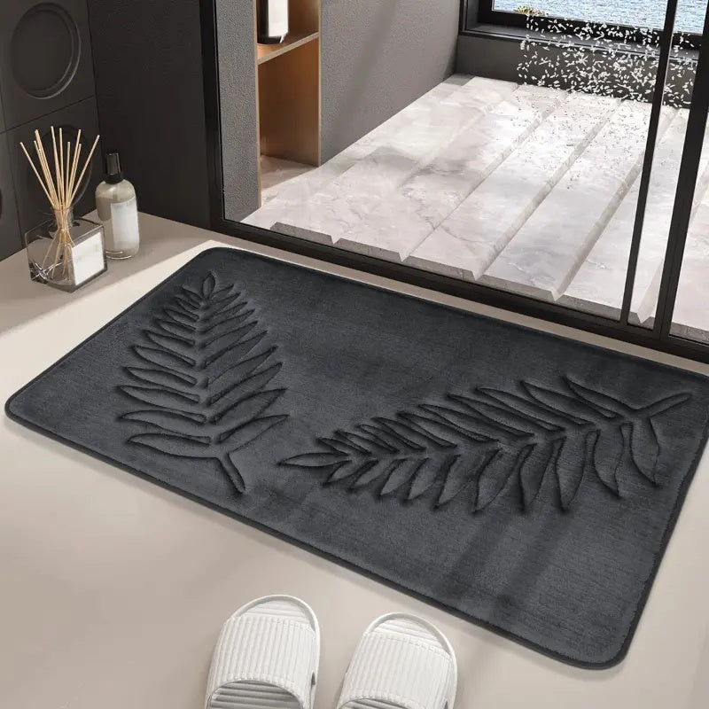 Luxurious Foam Bath Mat Duo with Non-Slip Backing