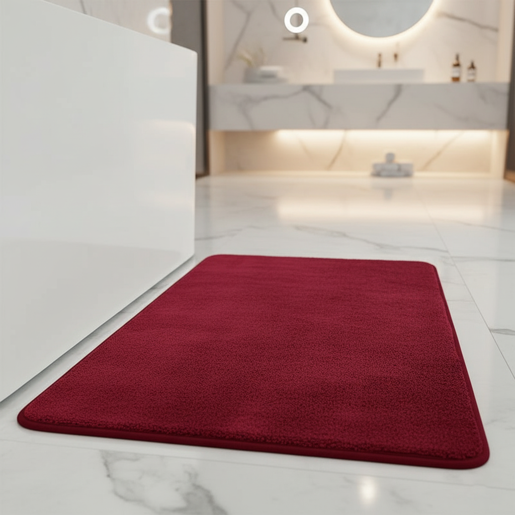 Plush Comfort Bath Mat with Non-Slip Support