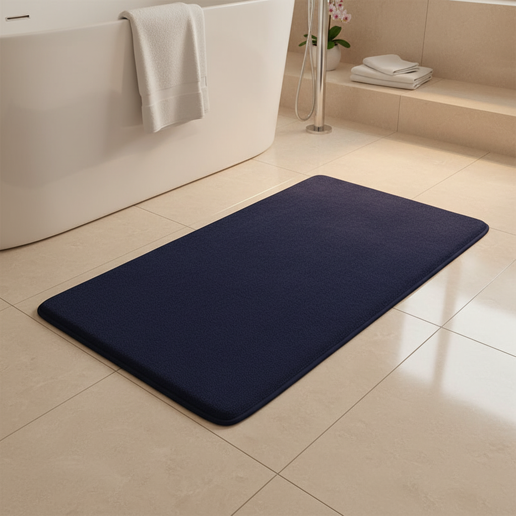 Plush Comfort Bath Mat with Non-Slip Support