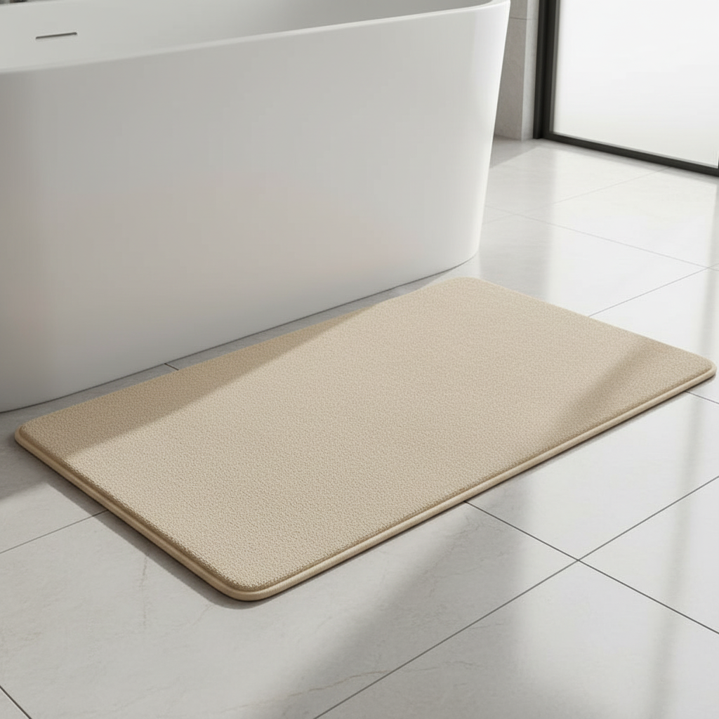 Plush Comfort Bath Mat with Non-Slip Support