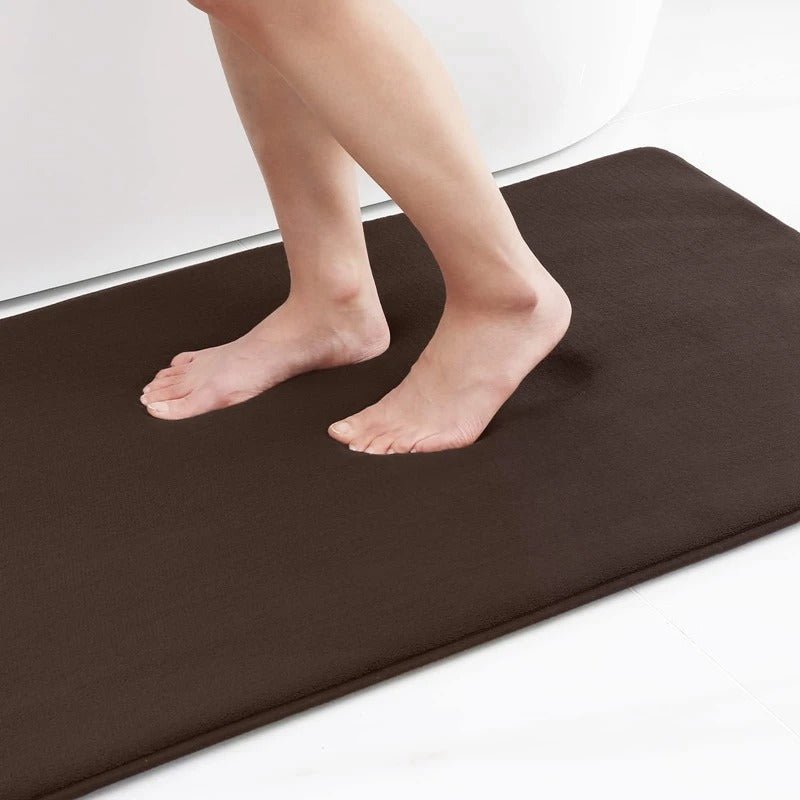 Luxurious Comfort Bath Mat with Non-Slip Backing - Multiple Sizes
