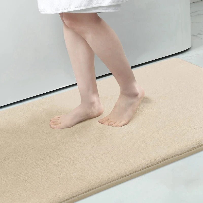 Luxurious Comfort Bath Mat with Non-Slip Backing - Multiple Sizes