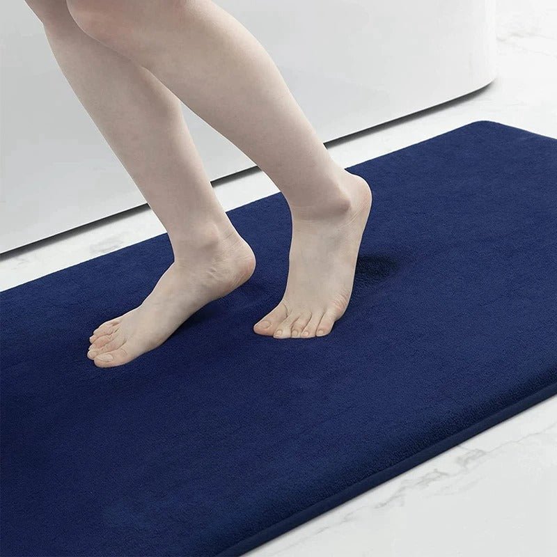 Luxurious Comfort Bath Mat with Non-Slip Backing - Multiple Sizes