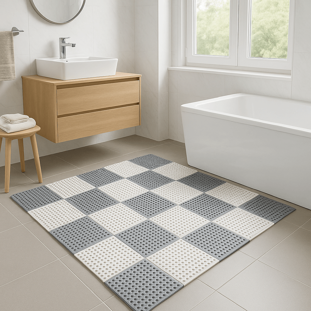 SecureStep - Waterproof Anti-Slip Bath Mats for Safe Showers