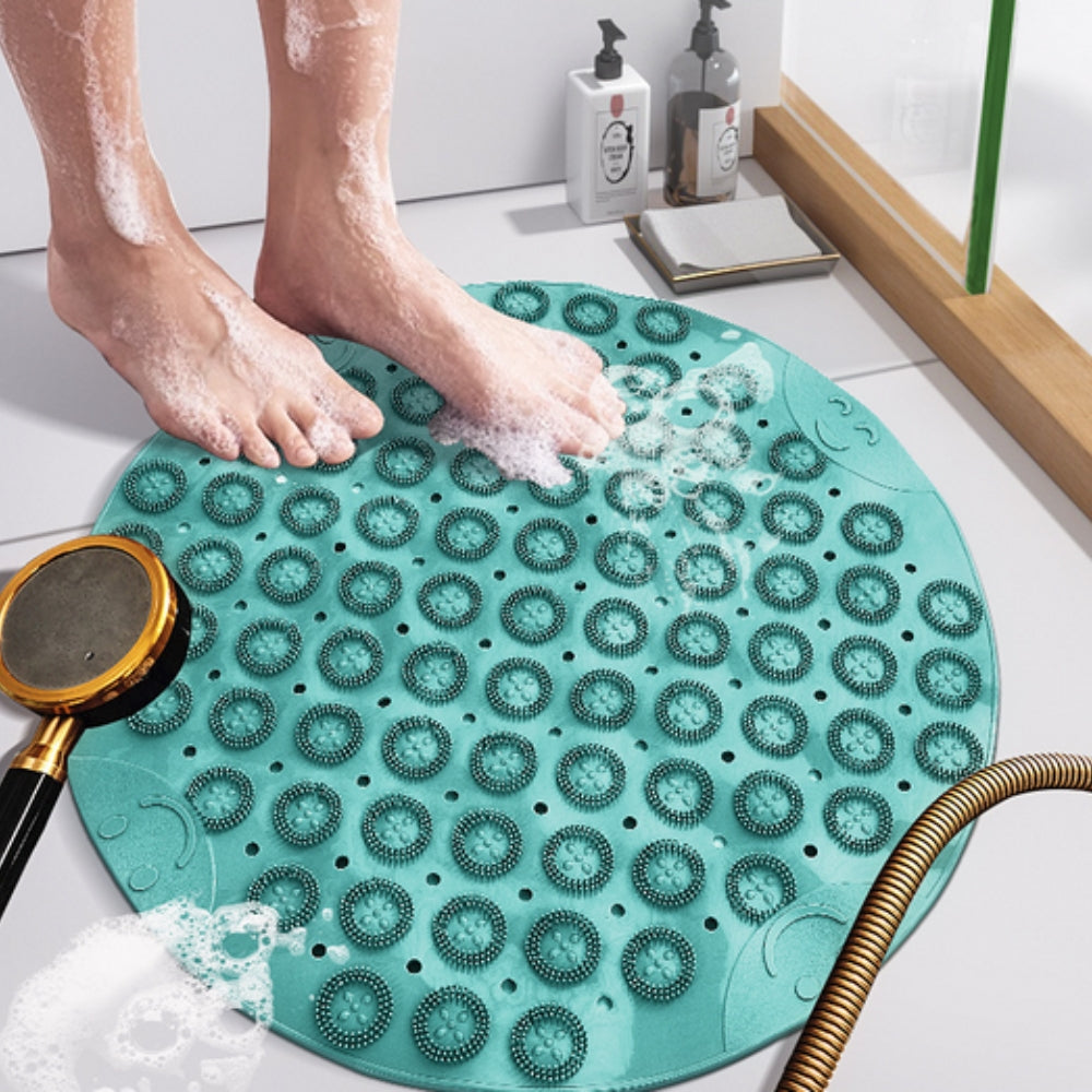 ComfortGrip Shower Mat with Massage Dots & Suction Cups