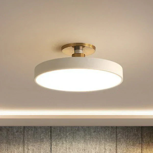 Serene Aura LED Ceiling Fixture with Modern Round Shape