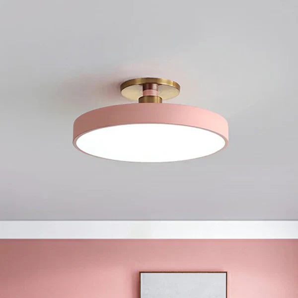 Serene Aura LED Ceiling Fixture with Modern Round Shape