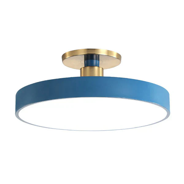 Serene Aura LED Ceiling Fixture with Modern Round Shape