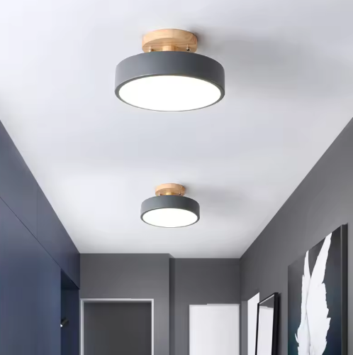 Sleek LED Ceiling Light: Modern Design Meets Cozy Illumination