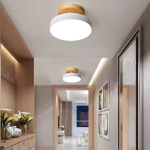 Sleek LED Ceiling Light: Modern Design Meets Cozy Illumination