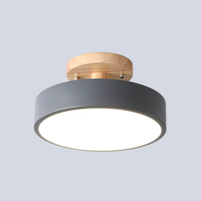 Sleek LED Ceiling Light: Modern Design Meets Cozy Illumination