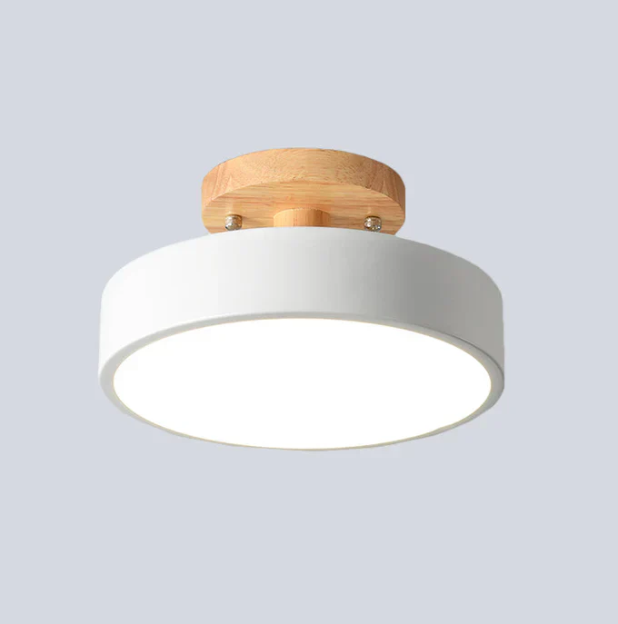 Sleek LED Ceiling Light: Modern Design Meets Cozy Illumination