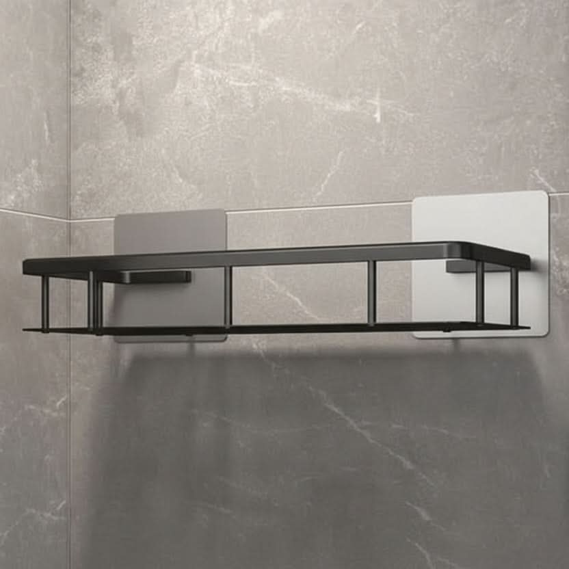 Adhesive Shower Organizer Shelf for Easy Bathroom Storage