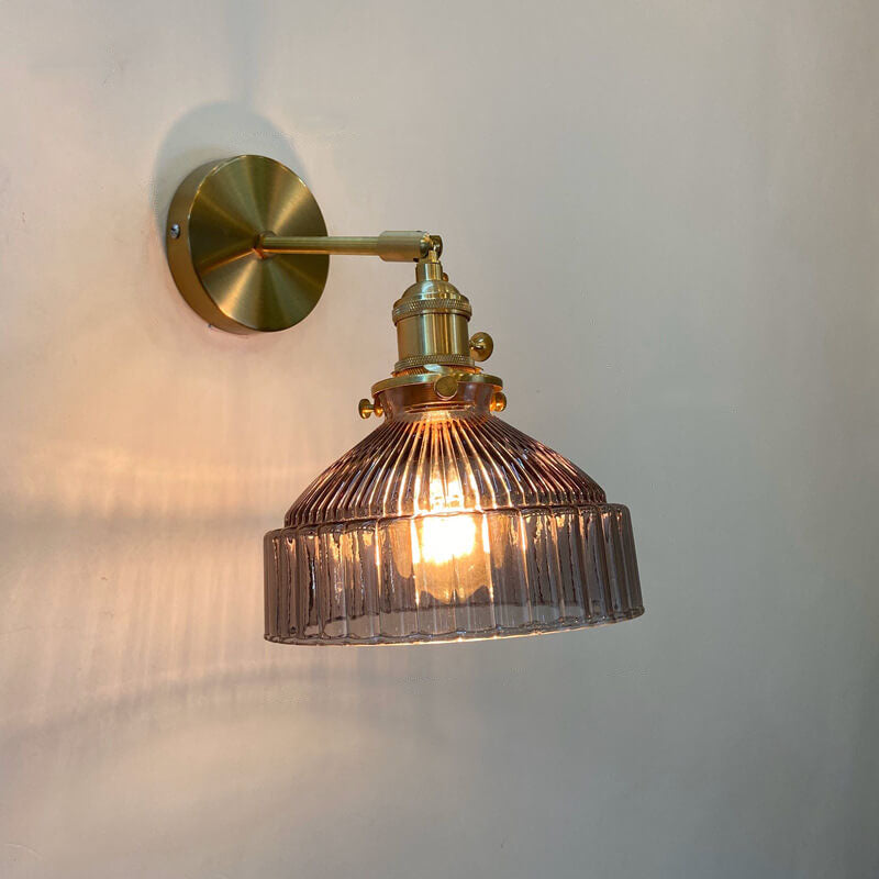 Elegant Hardwired Dome Wall Light Fixture for Indoor Spaces