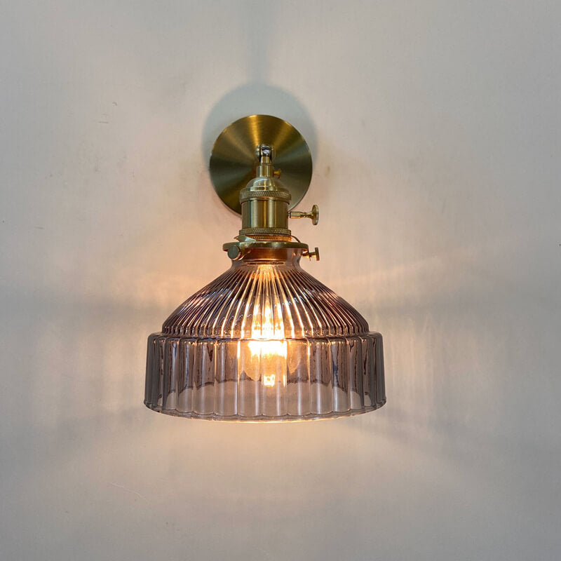 Elegant Hardwired Dome Wall Light Fixture for Indoor Spaces