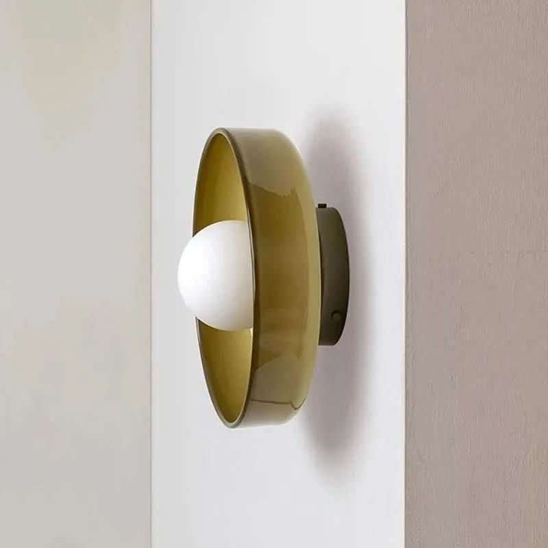 Elegant Flush Mount Ceiling Light - LED-Compatible Nordic Glass Design