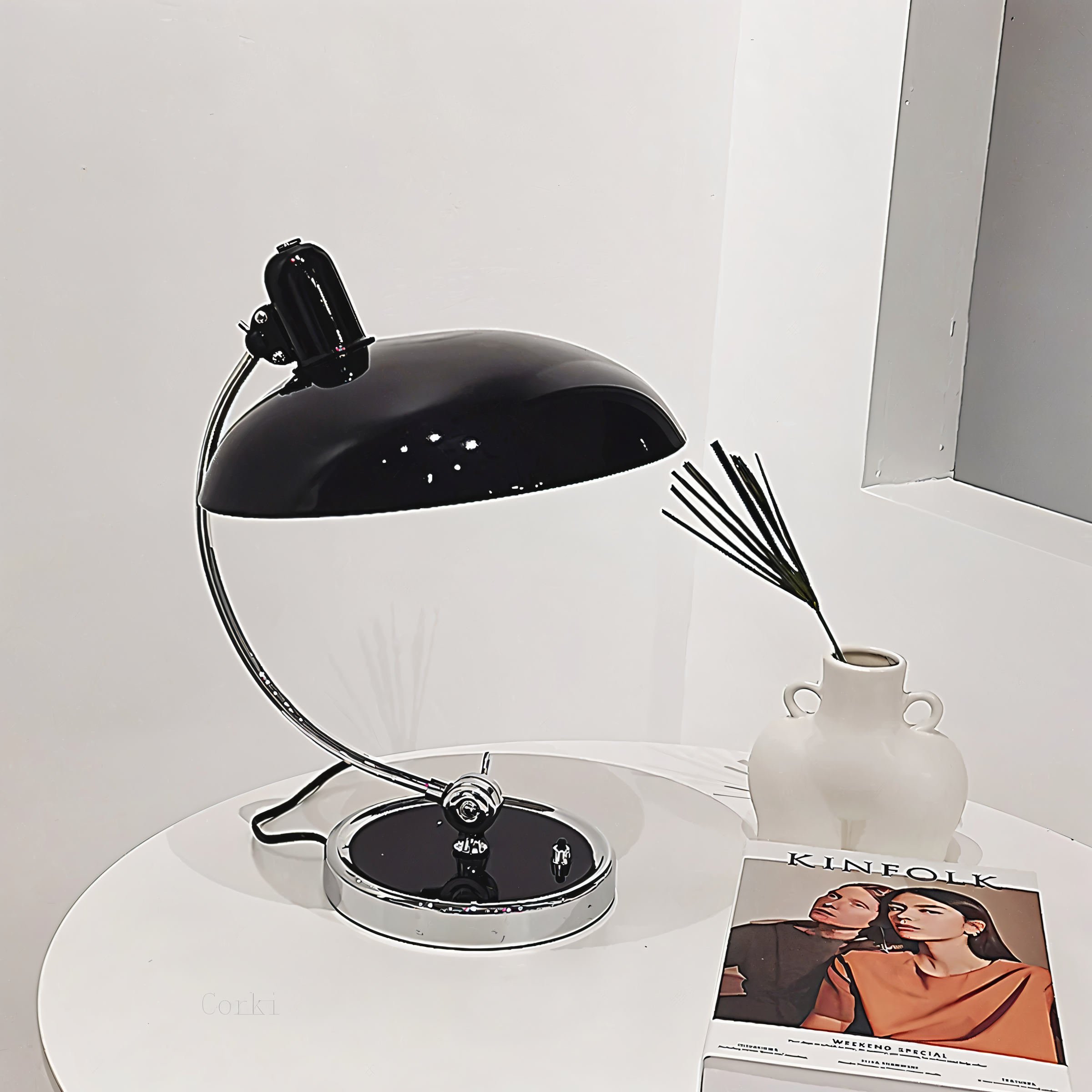 Classic Elegance Adjustable Dome Lamp for Reading and Work