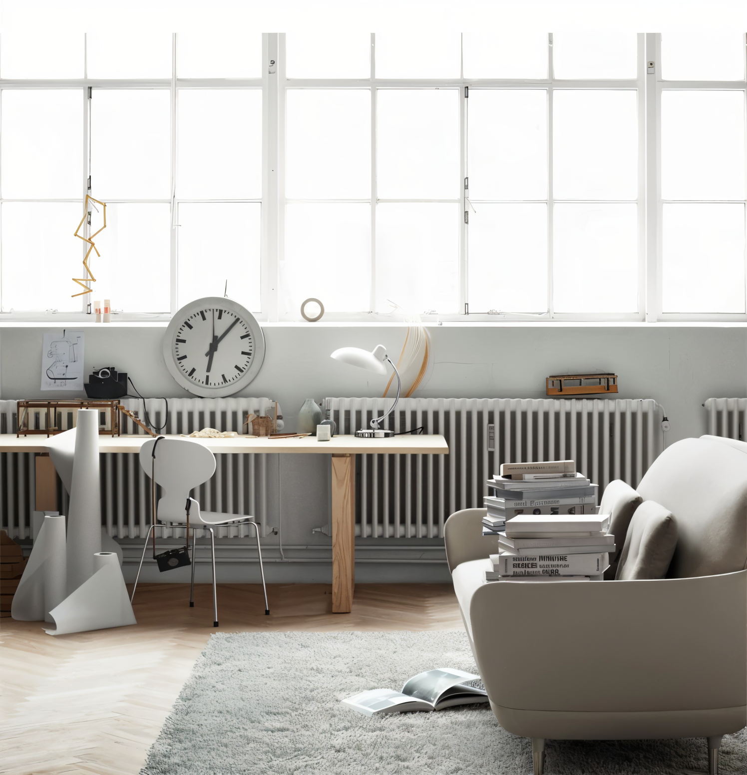 Classic Elegance Adjustable Dome Lamp for Reading and Work