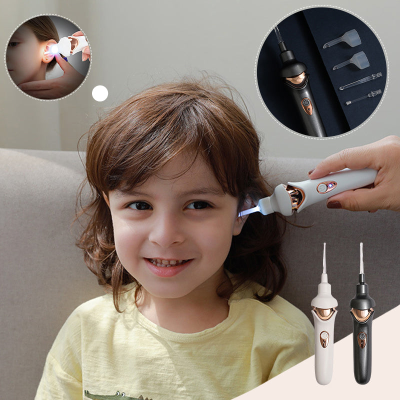 Silicone Tip Earwax Remover | Gentle Ear Cleaner | Rechargeable via USB