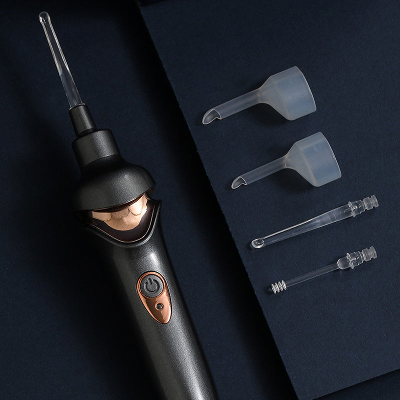 Silicone Tip Earwax Remover | Gentle Ear Cleaner | Rechargeable via USB