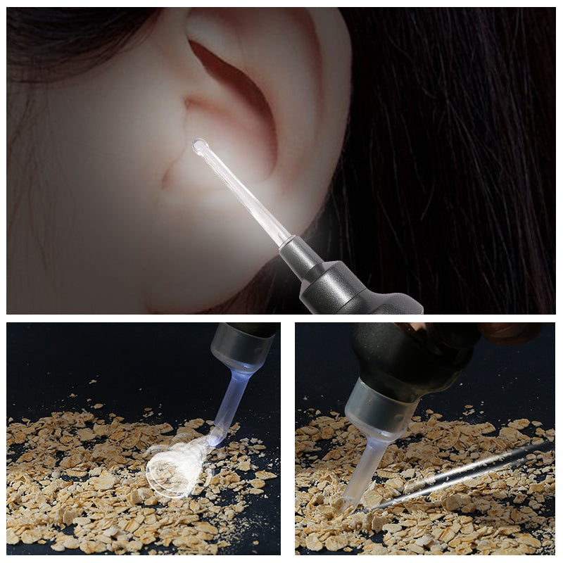 Silicone Tip Earwax Remover | Gentle Ear Cleaner | Rechargeable via USB