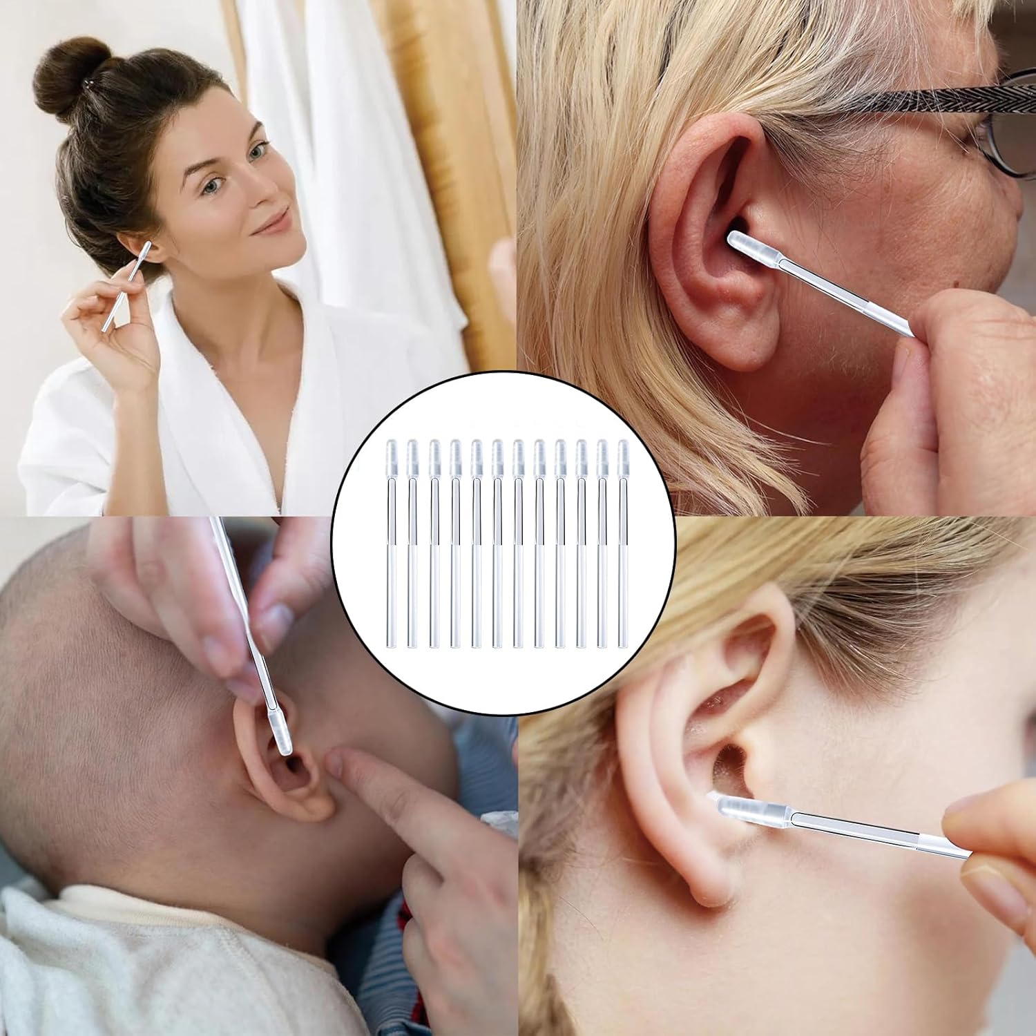 Ear Cleaning Swabs | Itch-Free | Gentle Grip Tip