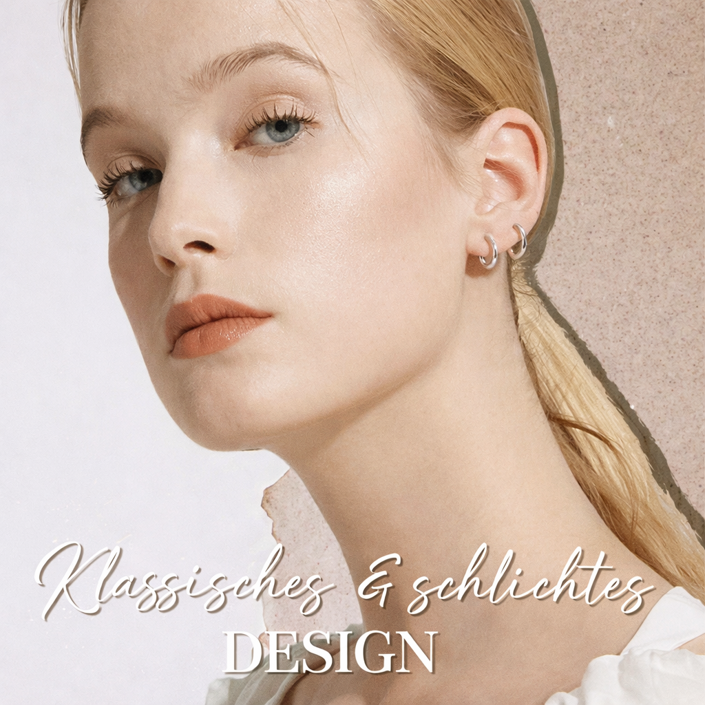 Clip-On Earrings with Retractable Closure | Comfortable and Secure