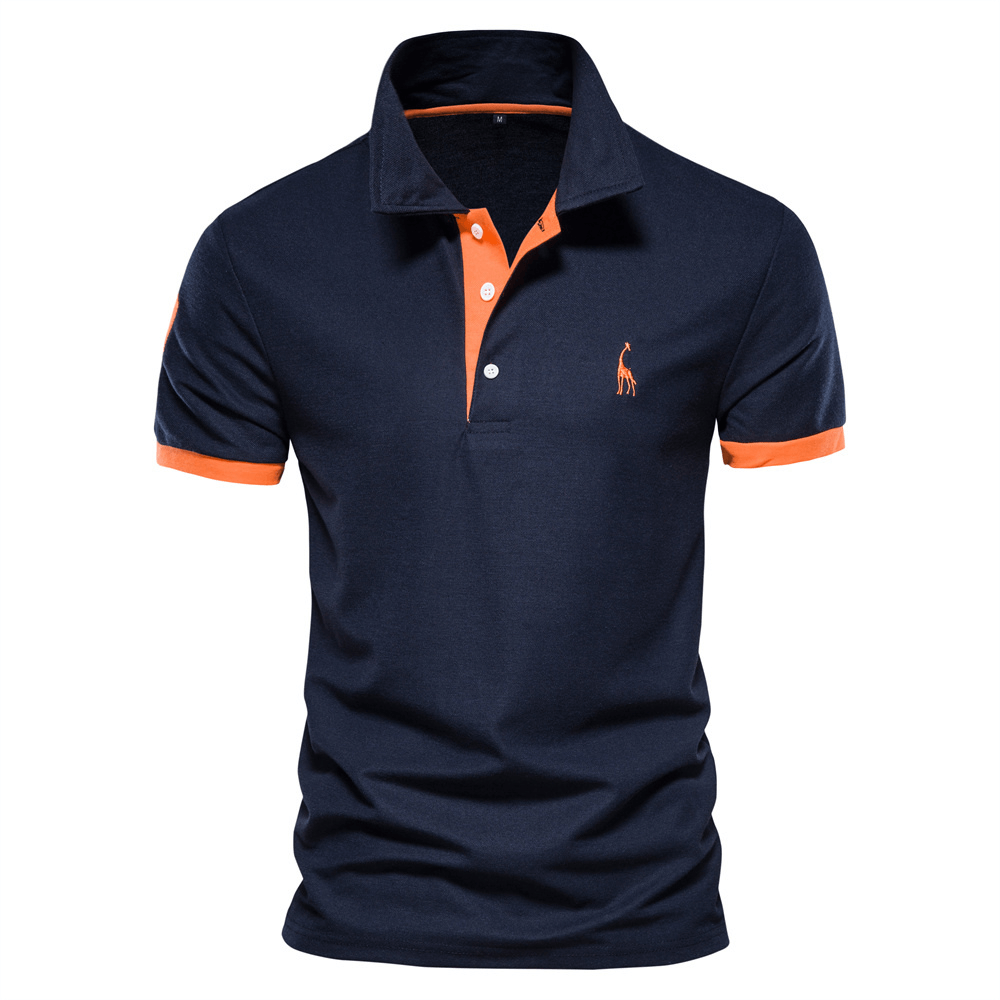 Luxury and Comfortable Polo Shirt in Piqué Fabric