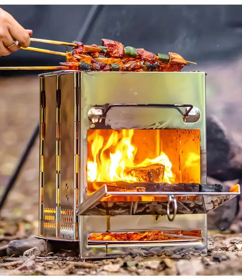 Portable Stainless Steel Camping Stove – Your Ideal Outdoor Cooking Solution